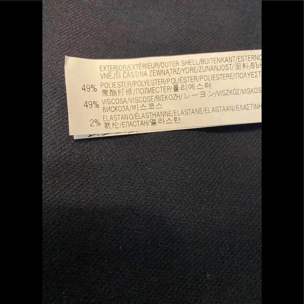 Zara Basic Double Breasted Jacket Striped - image 9